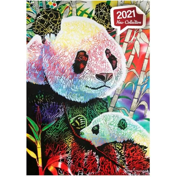 1000 Teile Puzzle : Rainbow Panda - Anatolian-ANA1099