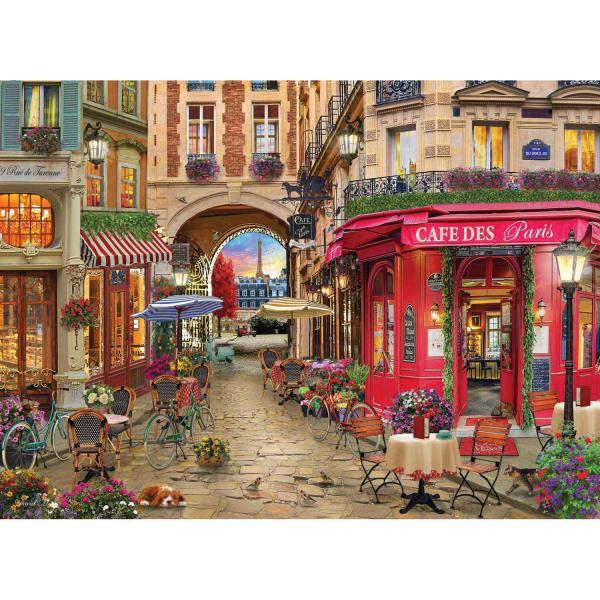 1000 pieces puzzle : Cafe des Paris   - Anatolian-ANA1134