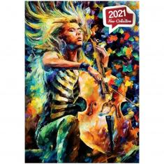 1000 pieces puzzle : Fabulous cellist