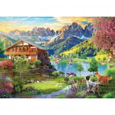 Puzzle mit 3000 Teilen: Dolomiten