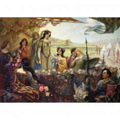 Puzzle de 3000 piezas: Lancelot y Ginebra