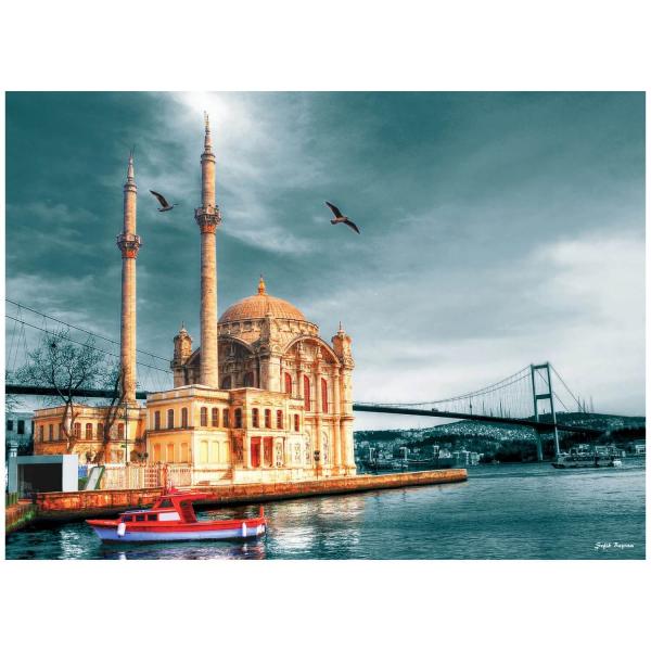 Puzzle de 1000 piezas: Mezquita de Ortaköy - Anatolian-ANA3171