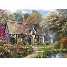 1000 Teile Puzzle: Viktorianischer Garten