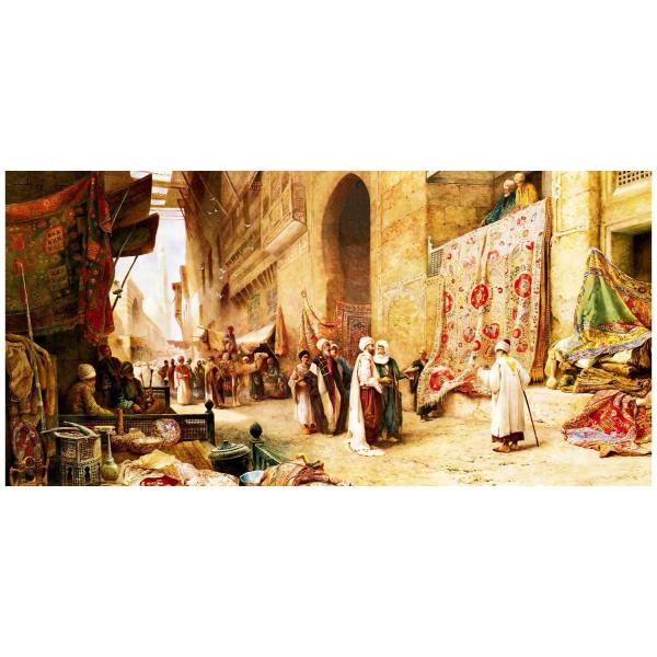 Puzzle de 1500 piezas: una venta de alfombras en El Cairo - Anatolian-ANA3751