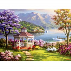 2000 pieces puzzle: Refuge at Cristal Lake