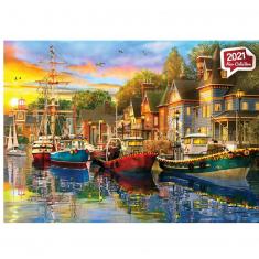 1500 pieces puzzle: Harbor lights