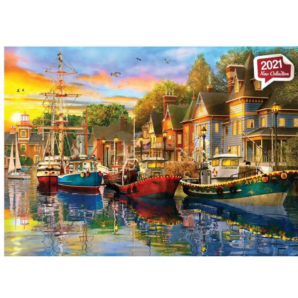 1500 pieces puzzle: Harbor lights - Anatolian-ANA4564