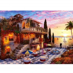 Puzzle 3000 pièces : Romance méditerranéenne