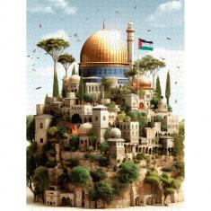 1000-teiliges Puzzle: Jerusalem