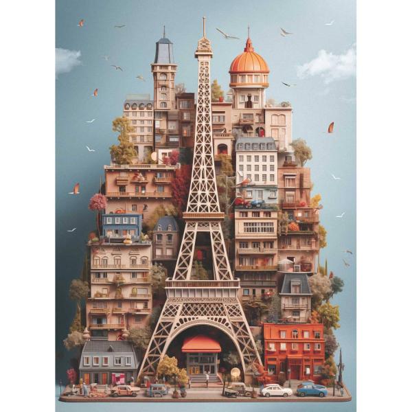 1000-teiliges Puzzle: Eiffel - ANA1168