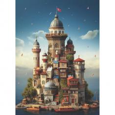 Puzzle 1000 piezas: Torre de la Doncella