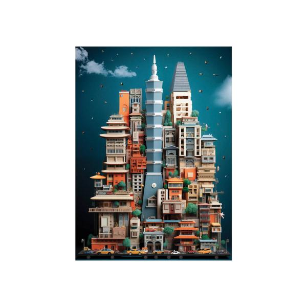 1000-teiliges Puzzle: Taipei - ANA1187