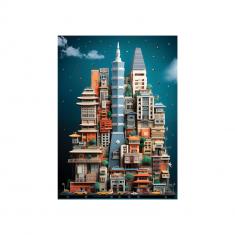 Puzzle 1000 pieces: Taipei