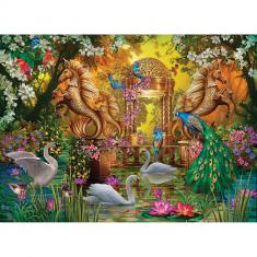 Puzzle 1000 pièces : Jardin Secret