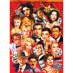 Puzzle 1000 pièces : Stars d'Hollywood