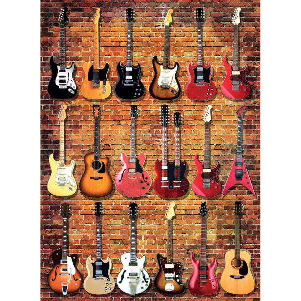 1000 pieces puzzle : Guitar Collection - Anatolian-ANA1116