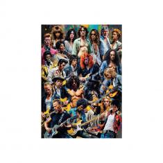 Puzzle 1500 piezas: Estrellas de rock