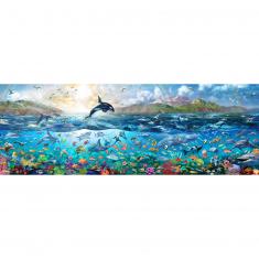 Panorama-Puzzle mit 1000 Teilen: Ozean