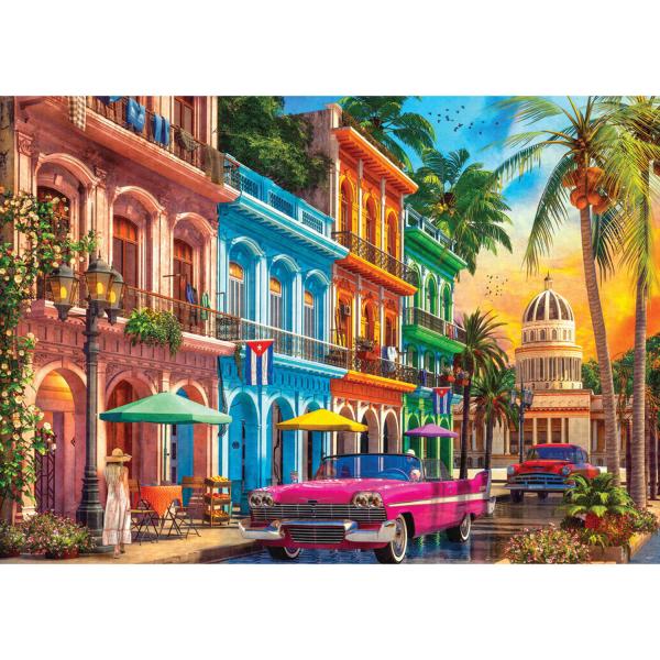 Puzzle de 1500 piezas : Atardecer en La Habana - Anatolian-ANA4574