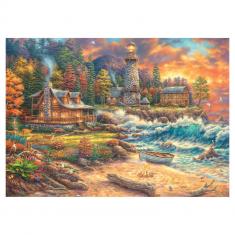 Puzzle 3000 pièces : Hôtel Providence au bord de la mer 