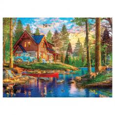 Puzzle 4000 pièces : cabane d'été