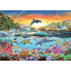 Puzzle 1500 pièces : Paradis Tropical 