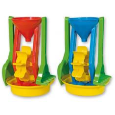 Moulin à 1 pelle avec jeu d'accessoires de sable 