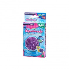 Aquabeads : Recharge de 600 perles à facettes violettes