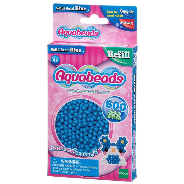 Aquabeads : Recharge de 600 perles bleues - Aquabeads-32568
