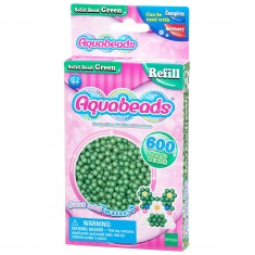 Aquabeads : Recharge de 600 perles vertes