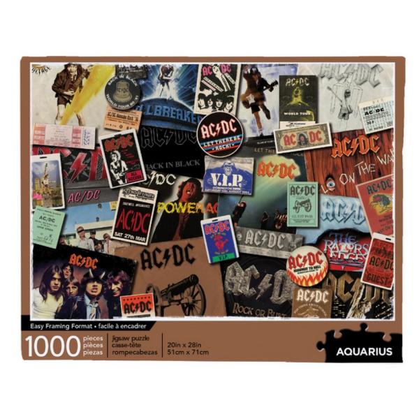 1000 pieces jigsaw puzzle : Ac/Dc Albums - Aquarius-57822