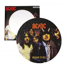 Round puzzle 450 pieces : Ac/Dc Highway To Hell