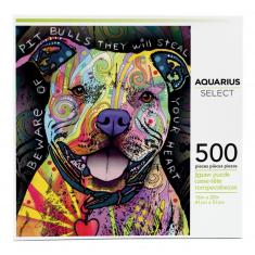 500 pieces jigsaw puzzle : Dr Beware Pit Bull