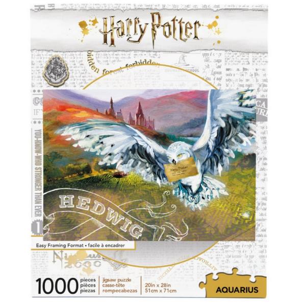 1000 Teile Puzzle : Harry Potter Hedwig - Aquarius-58190