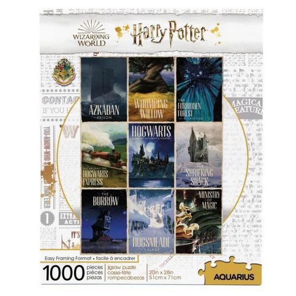 1000 pieces jigsaw puzzle : Harry Potter Travel Posters - Aquarius-58309