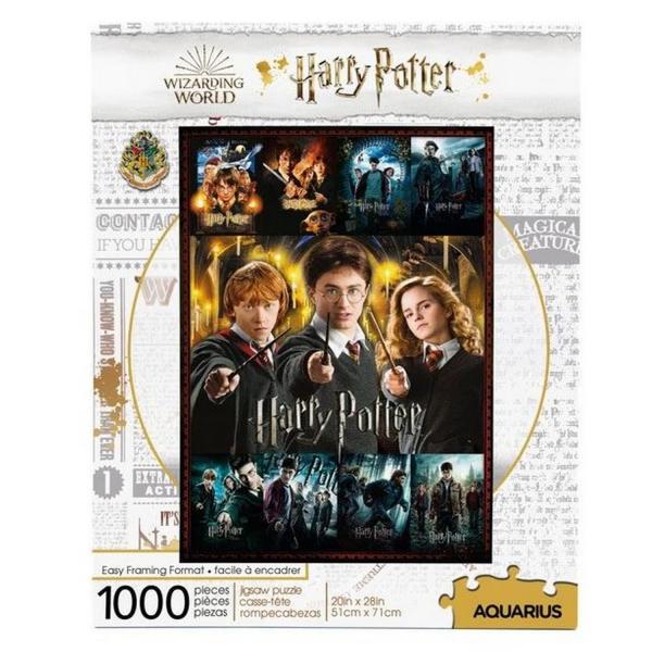 Puzzle 1000 pièces Harry Potter Movie Collection - Aquarius-58349