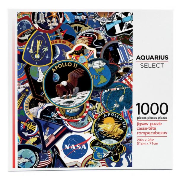 Puzzle de 1000 piezas : Parches de la Misión Nasa - Aquarius-58383