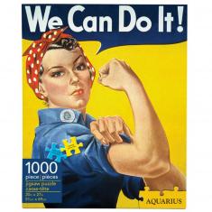 1000 pieces jigsaw puzzle : Smithsonian Rosie the riveter