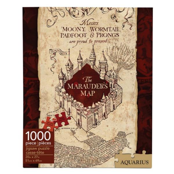 Puzzle de 1000 piezas: el mapa del merodeador de Harry Potter - Aquarius-58105