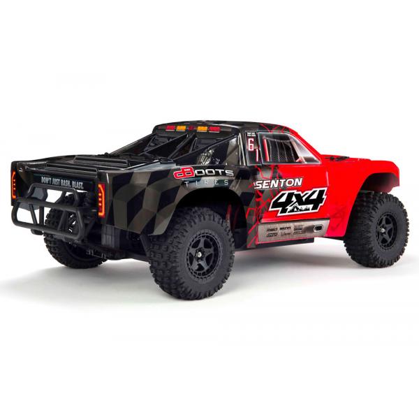 AR102682 - Arrma - Senton 4x4 Mega 1/10 Short Course Truck RTR Rouge - NiMh 8.4V - AR102682