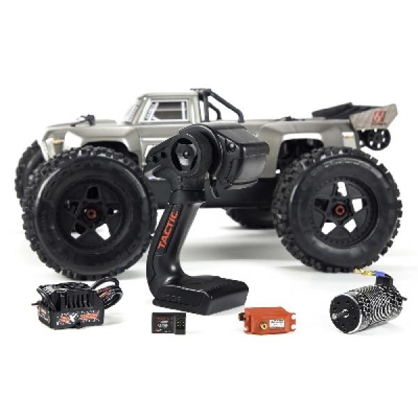 Arrma 1/8 OUTCAST 6S BLX 4WD Brushless Stunt Truck RTR, Silver - ARAD84SW
