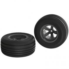 AR550040 - Dirt Runner ST Front Tire Set Glued Noir