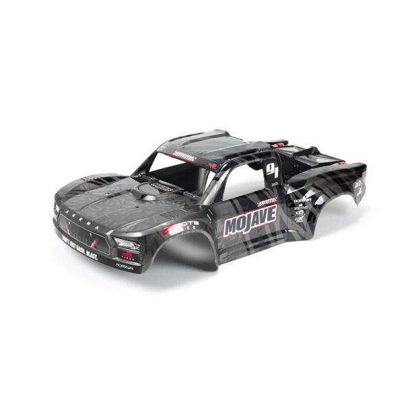 Carosserie MOJAVE 1/7 EXB Peinte et Decalques Trimmed Noir - Arrma - ARA411006