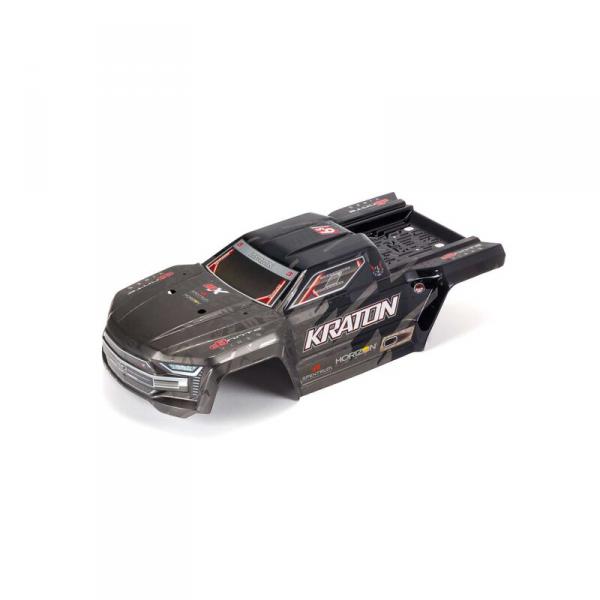 KRATON 6S BLX Painted Decaled Trimmed Body Black - Arrma - ARA406159