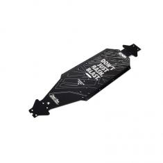 Aluminum Chassis CNC 7075 T6 LWB Black - Arrma