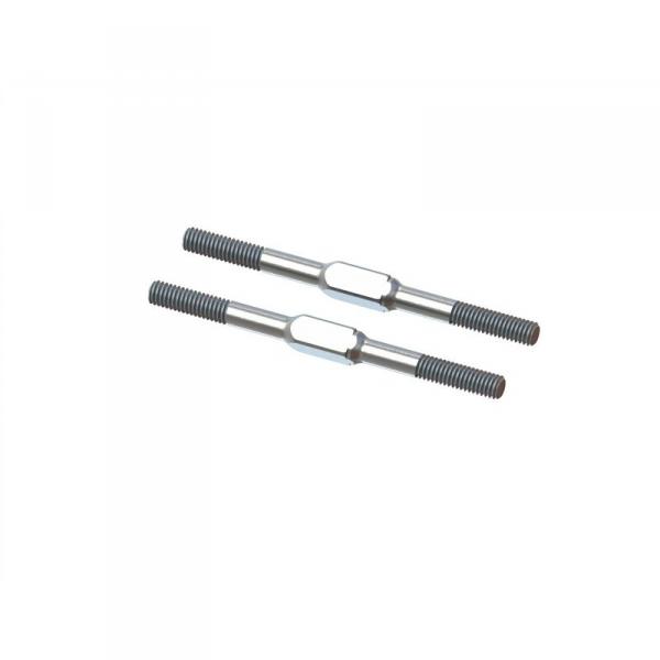 Steel Turnbuckle M4x60mm Silver (2) - Arrma - ARA340177