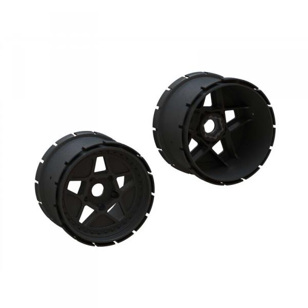 MT Wheel 4.9in 24mm Hex (1pr) - Arrma - ARA510123