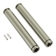 AR310747 Slider Driveshaft 80mm Gun Metal (2) Arrma