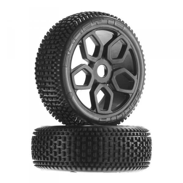 AR550027 - Exabyte NB Buggy Tire Set Pre-glued - AR550027-ARAC9439