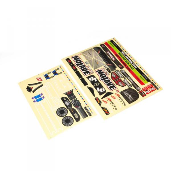 MOJAVE 6S BLX Clear Bodyshell (Inc. Decals) - ARA411001
